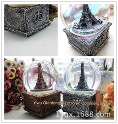 vintage European tower music box in ambience