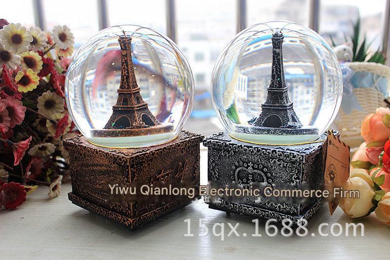 elegant music box displayed during evening