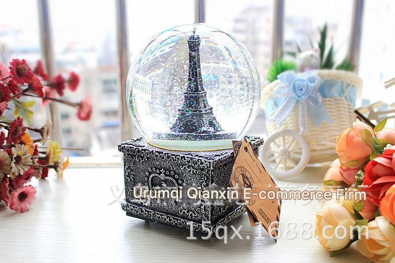 romantic setting with glowing music box