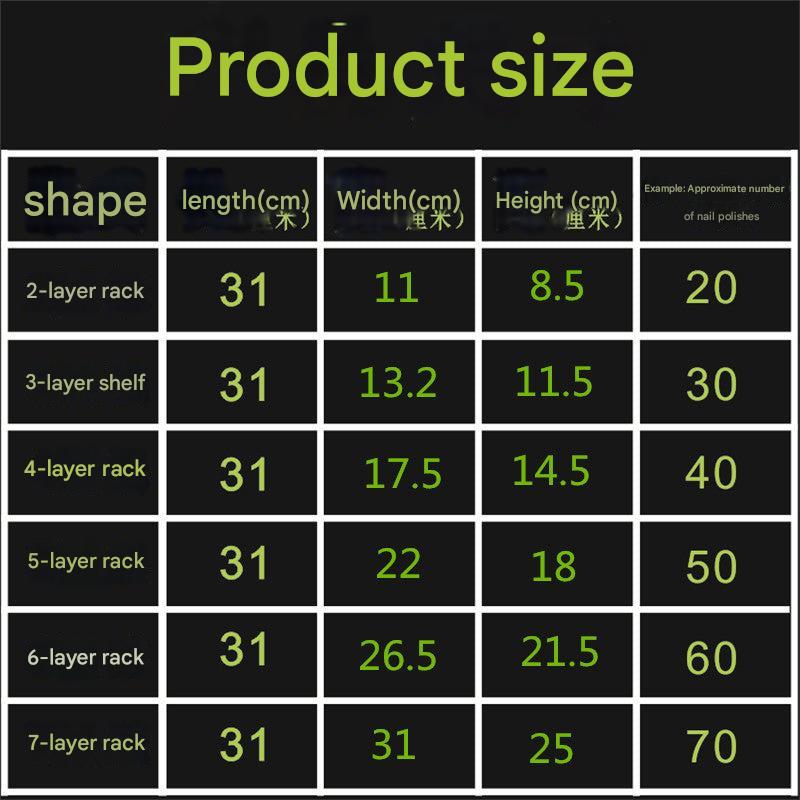 Display showcasing multiple beauty products on an acrylic stand