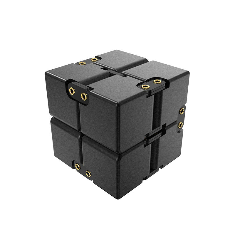 Compact metal fidget spinner in a stylish design