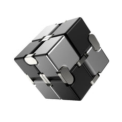 Compact metal fidget spinner in a stylish design