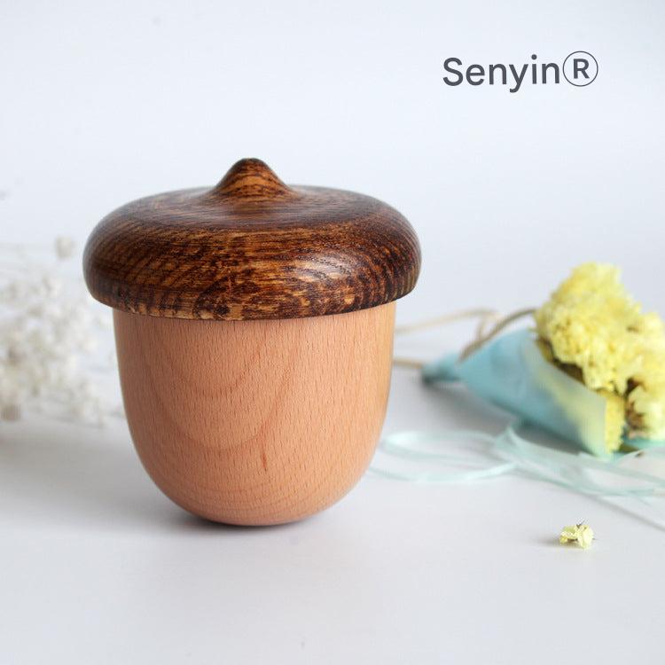 Elegant Wooden Music Box Close-up