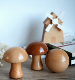 Elegant Wooden Music Box with Acorn Feature