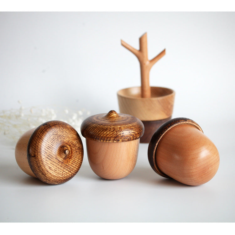Elegant Wooden Music Box Top View