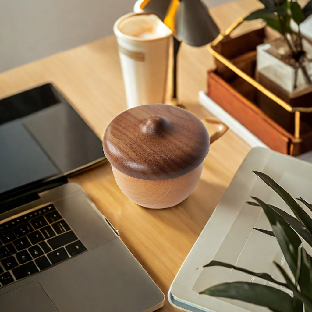 Elegant Wooden Music Box with Rotating Feature