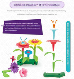 creative construction with garden blocks