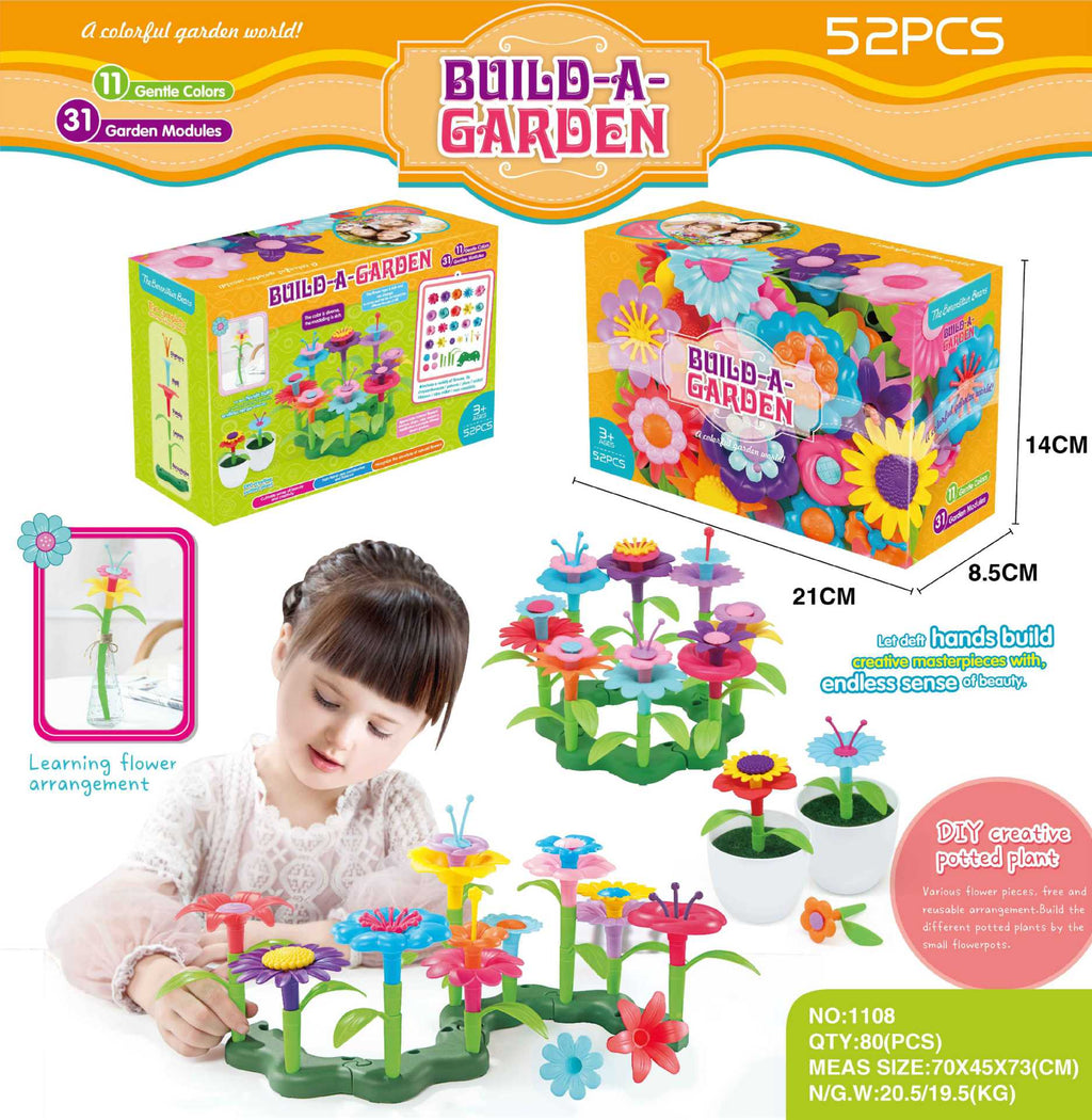 148-piece garden world building blocks set