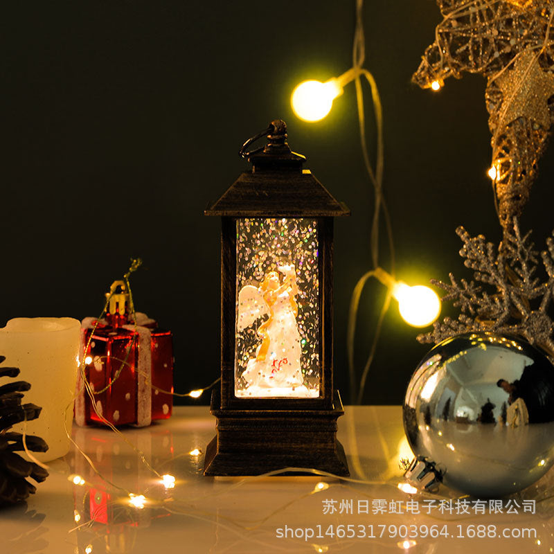 Warm Santa Claus resin decoration night light
