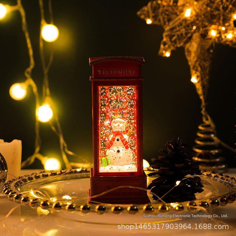 Enchanting crystal ball night light with dolphin design