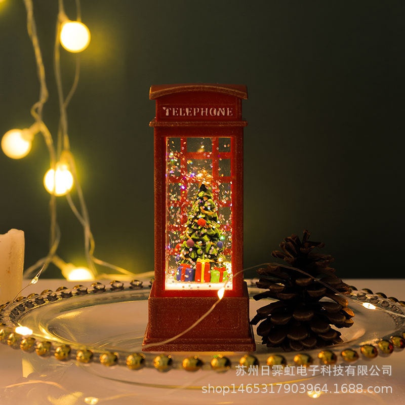 Christmas tree resin night light for festive occasions