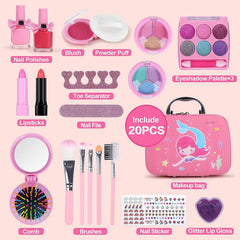 Complete kids makeup kit in themed case