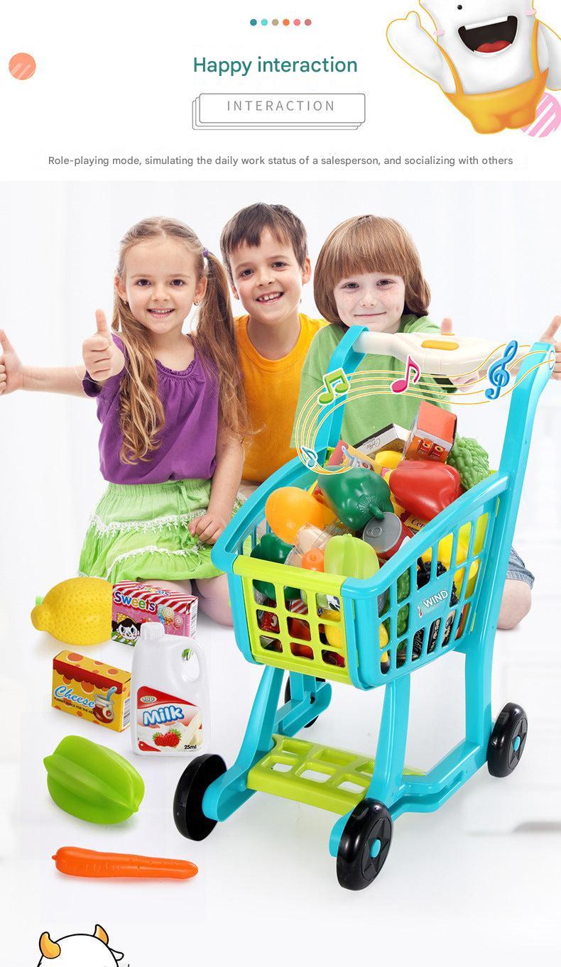 children's playset with fruits and vegetables