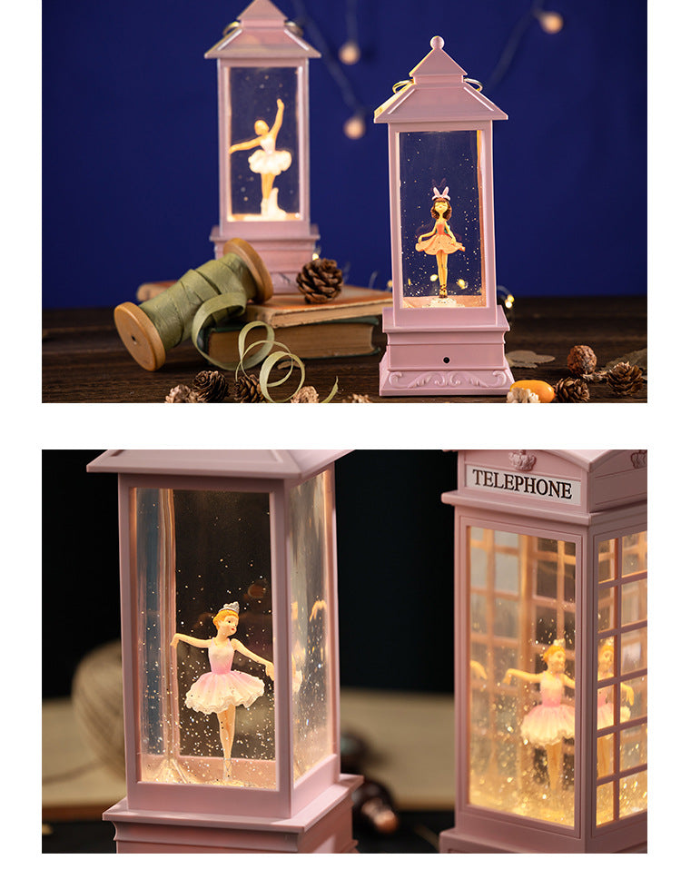 collectible ballet dancer inside snow globe