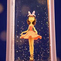 snow globe featuring ballet dancer