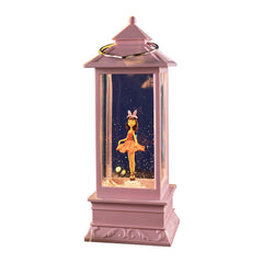 aesthetic red base snow globe with dancer