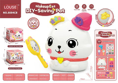Children's veterinary kit with plush dogs and rabbits