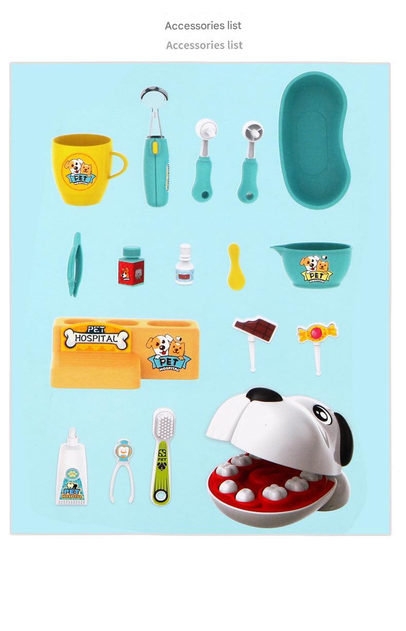 Complete veterinary play set for kids