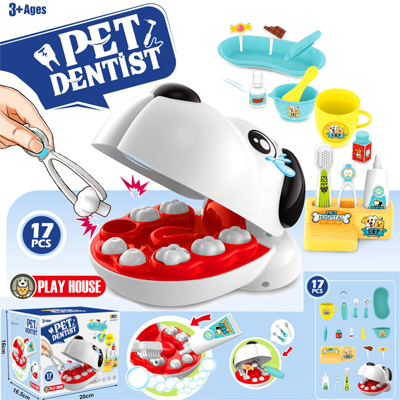 Educational vet toy set for kids aged 4-6