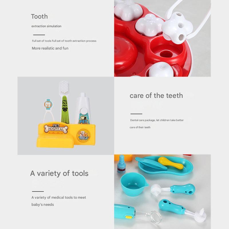 Complete veterinary play set for kids