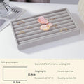 Minimalist design jewelry tray with compartments