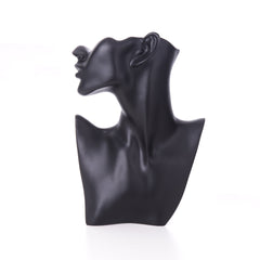 Elegant Resin Mannequin Jewelry Stand gold finish