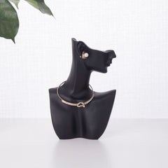 Elegant Resin Mannequin Jewelry Stand display with earrings