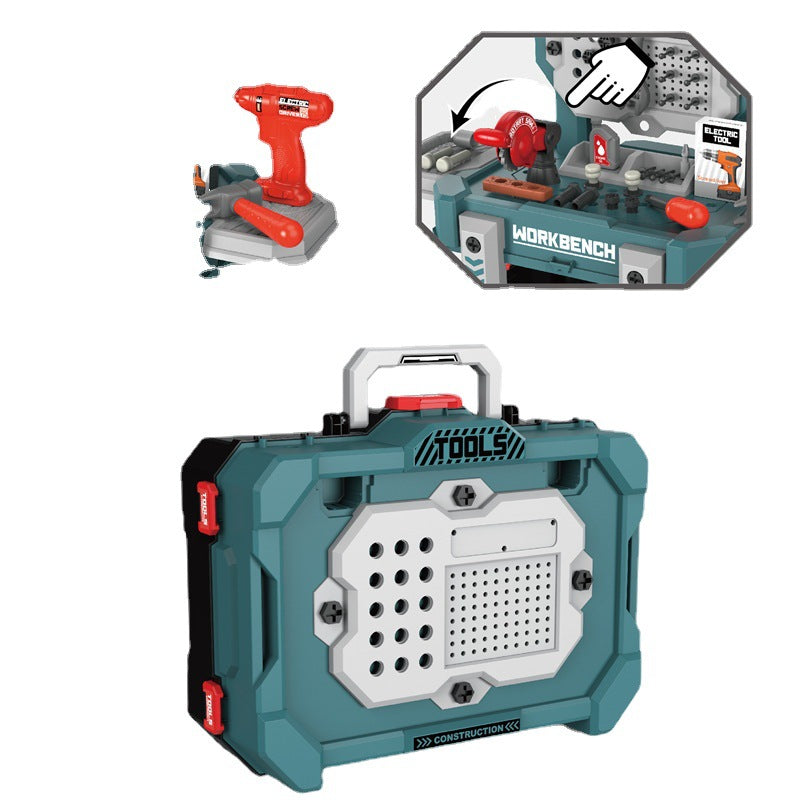 Child-safe construction tool kit for boys and girls