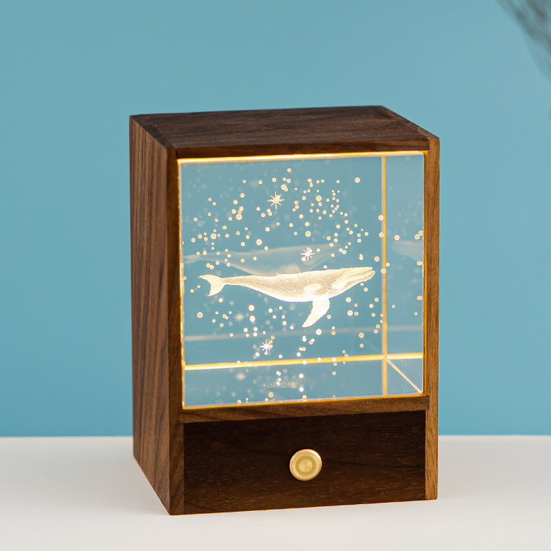 Reindeer themed touch control lamp