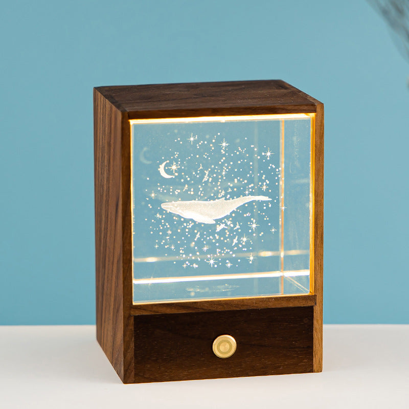 Reindeer themed touch control lamp