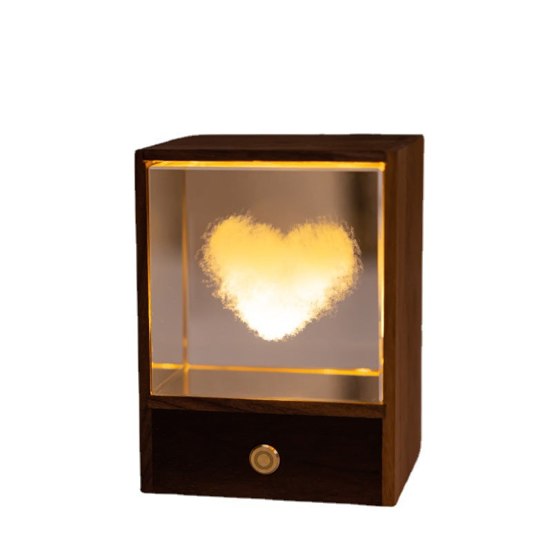 Reindeer themed touch control lamp