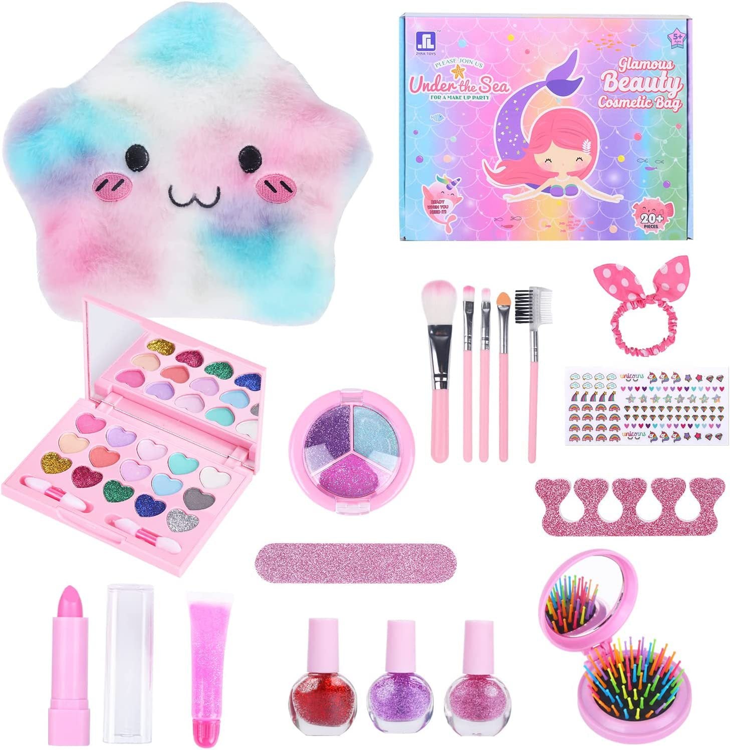 Vibrant Cosmetic Playset for Young Girls Image 10