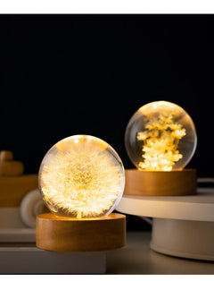 unique crystal illuminated decor
