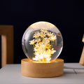 decorative lamp with intricate dandelion inside