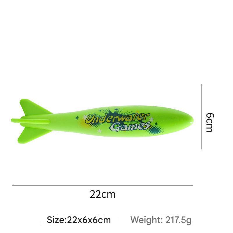 Underwater exploration with kids diving toys