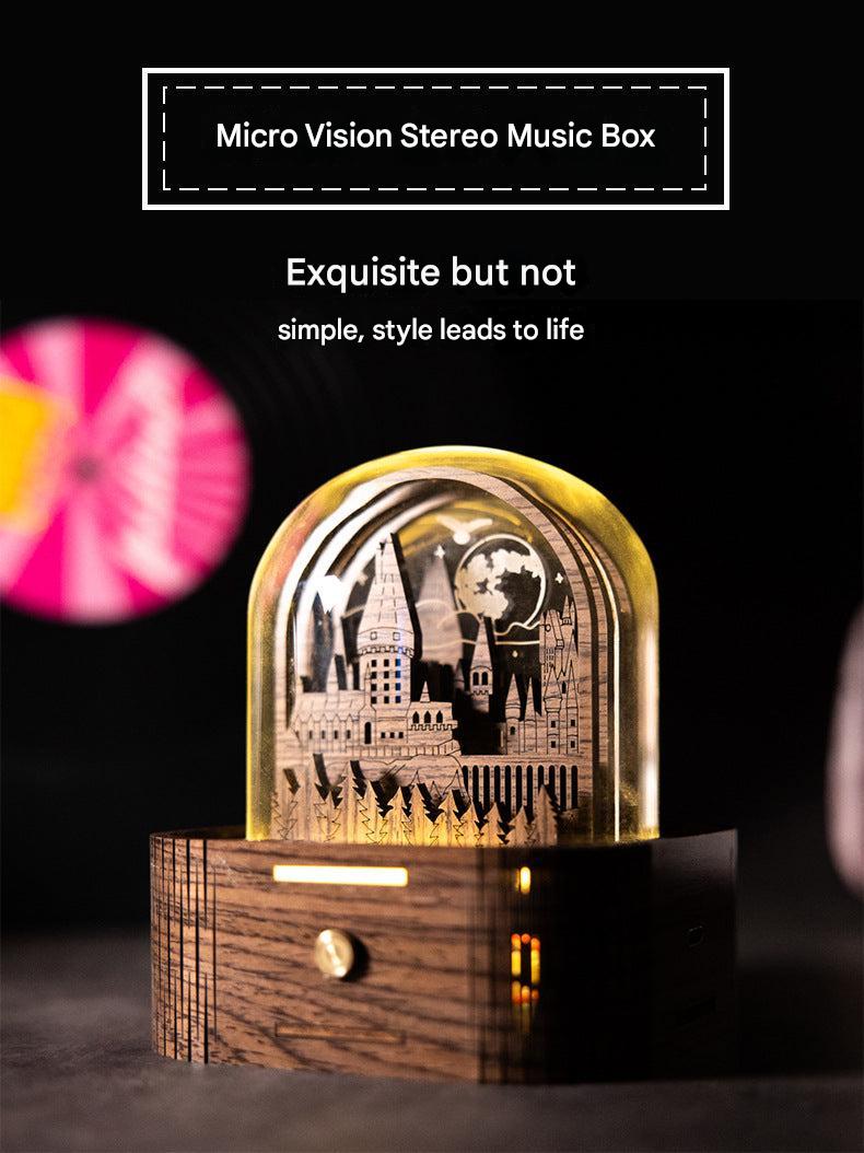Close-up of Hogwarts Express music box