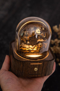 Close-up of Hogwarts Express music box