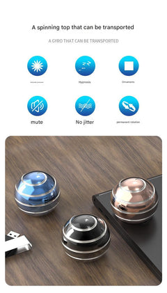 Compact alloy fidget spinner for on-the-go