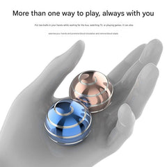 Premium Alloy Fidget Spinner in Ocean Blue