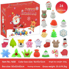 Variety pack of seasonal squishy toys