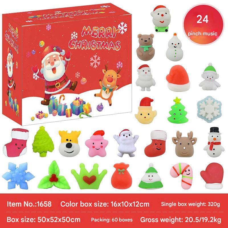 Variety pack of seasonal squishy toys