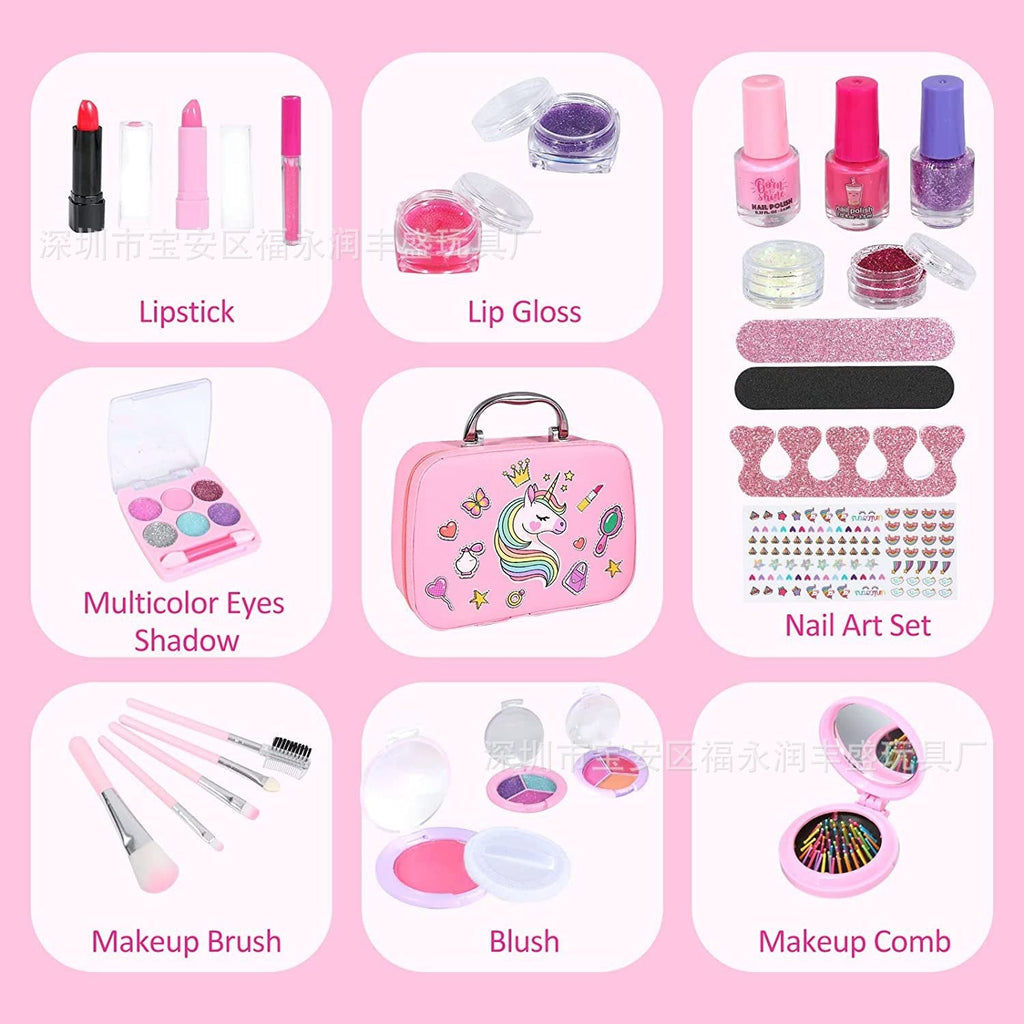 Nail polish and makeup set for girls aged 4-6