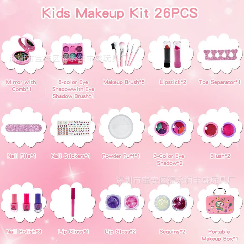 Safe and non-toxic makeup for young children