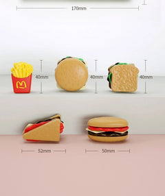 Deluxe Pretend Play Burger & Fries Set - Image 8