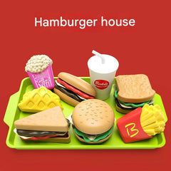 Deluxe Pretend Play Burger & Fries Set - Image 3