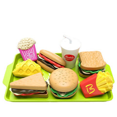 Deluxe Pretend Play Burger & Fries Set - Image 4
