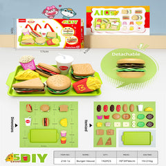 Deluxe Pretend Play Burger & Fries Set - Image 7