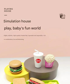 Deluxe Pretend Play Burger & Fries Set - Image 9