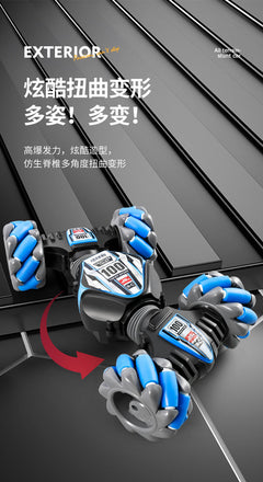Dynamic action shot of remote control car