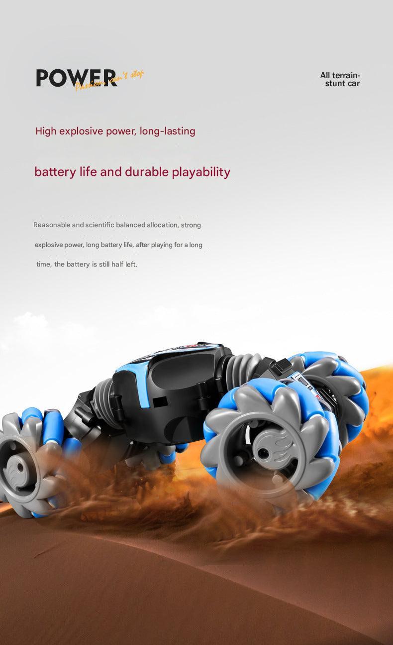 Gesture sensing remote control stunt car front view